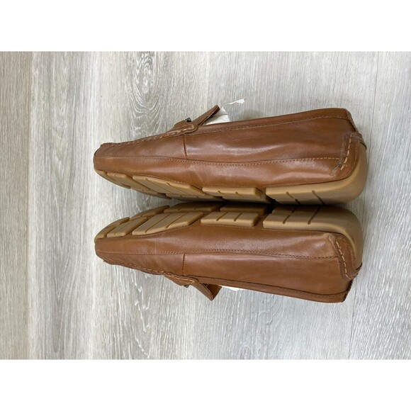 Cole Haan Wyatt Bit C35784 Men 9.5M Brown Leather Horsebit Driver MoccasinLoafer - Picture 5 of 10